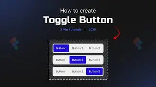 Interactive Toggle Button Animation in Figma | Figma Tutorials