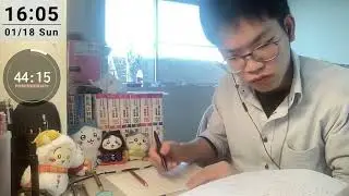 司法予備試験 毎日勉強地獄LIVE｜Study For Japanese Bar Exam ｜共通テスト2日目🔥｜Day 242