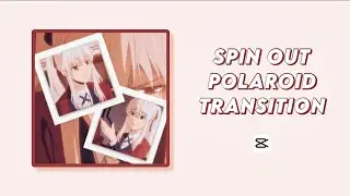 spin out polaroid transition ☆ advanced capcut tutorial