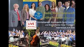 Durch den Strudengau - Marsch, Stadtkapelle und Blasorchester St. Valentin 6.4.2025