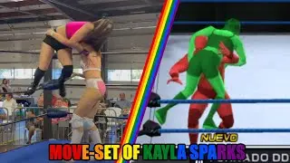 Move-Set Kayla Sparks |SmackDown Vs RAW 2011| MooX Balor