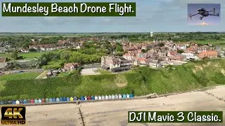 Mundesley Beach from Above | Breathtaking 4K Drone Views | DJI Mavic 3 Classic