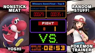 Smash Station: #351 - NonstickMeat vs Lazy | RandomStuff! - Winners Semi-Final - Top 8