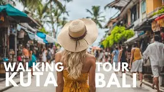 Walking Tour KUTA BALI | Kuta Legian Streets | Poppies Lane, Garlic Lane, Legian Street | Bali Today