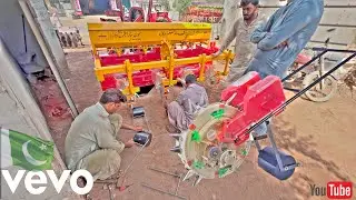 How to install Hand push seeder into Maize Plantee Maize Planter Seeders Video06 MA Rauf Okara Ep06