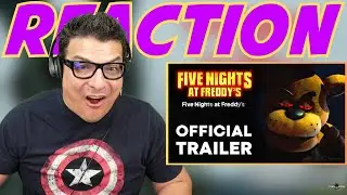 FIVE NIGHTS AT FREDDY'S Official Trailer REACTION!! | Blumhouse | Universal Pictures