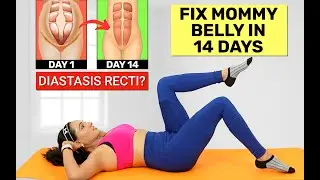 10 MIN - FIX MOMMY BELLY in 2 Weeks | 10 Diastasis Recti Exercises | Lose Belly Fat After Pregnancy