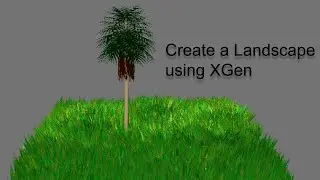 Landscape in Autodesk Maya using  XGen | CADCIM Technologies