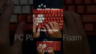 Akko HMX Cilantro Clack Switch PC/FR4/CF Plate #soundtest #mechanicalkeyboard #typing