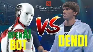 Dendi против Бота | 1v1 OpenAI BOT | The International 2017