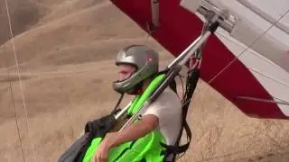 Erik Stanton 1st launch off the 1750 ft. hill @ Ed Levin