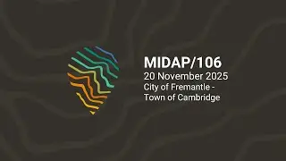 MIDAP/106 - 20 November 2025 - City of Fremantle - Town of Cambridge