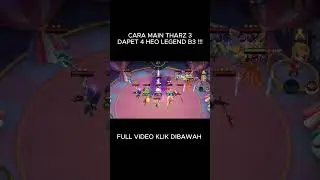 CARA MAIN THARZ SKILL 3 AGAR DAPET 4 HERO LEGEND !!! - Magic Chess Mobile Legends  #magicchess