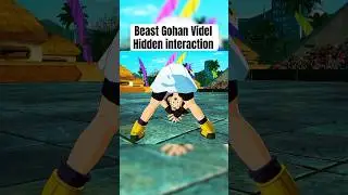 Beast Gohan Videl Interaction in Sparking Zero#dragonballsparkingzero #dragonball #sparkingzero