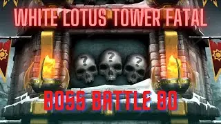 MK Mobile White Lotus Tower Fatal Boss Battle 80