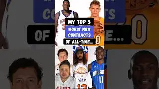 Top 5 Worst NBA Contracts Of All-Time 💰 #shorts
