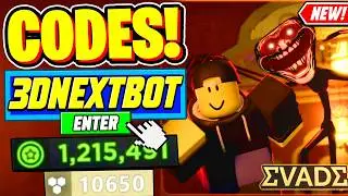 ⚠️New⚠️ ALL WORKING 3D NEXTBOT UPDATE CODES For Evade 2026 - Roblox Evade Codes 2026