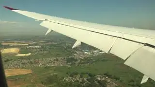 Virgin Atlantic Boeing 787-9 landing in Johannesburg