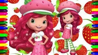 Strawberry Shortcake Coloring Pages for kids Videos Children Learning Color Art