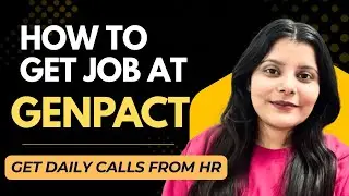 How to get Job at GENPACT without REFERENCE🔥How to Apply in Genact | How to get job in MNC