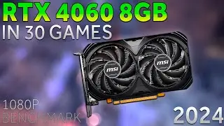 RTX 4060 : Test in 30 Games - 1080p Performance Benchmark (2024)