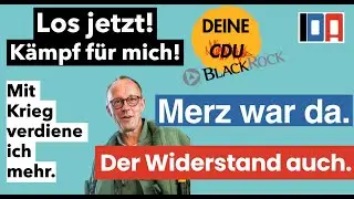 CDU-Kanzler Merz auf Wahlkampfbesuch: Wenn der Souver&auml;n vor verschlossenen Toren wartet