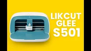 ⟫⟫ Likcut Glee S501 Azul | Mini Plotter de Corte Port&aacute;til WiFi / Smart Portable Cutting Machine