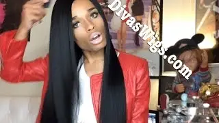 DivaWigs.com Light Yaki Style #bhc1078 BEST WIG EVER!!!