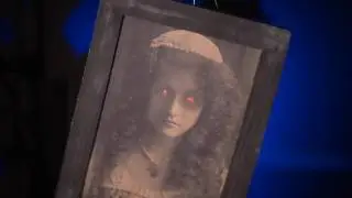 Animated Haunted Frame Decoration | Halloween Decorations | Shindigz