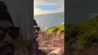 place where you can find beach and mountain together #beach #mountains #goa #arambol #hippie #russia