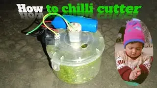 How to make chilli cutter machine चिल्ली कटर मशीन