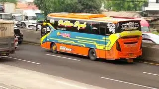 HATI2 LUBANG JALAN DI KM 28‼️BUS CIREBONAN JAM PAGI PADA JOSS!! 