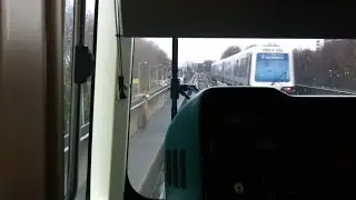 RET Metro Rotterdam Cabinerit Spijkenisse Centrum naar De Akkers #CabView