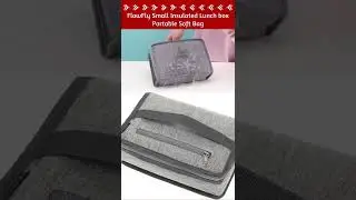 FlowFly Small Insulated Lunch Box Portable Soft Bag