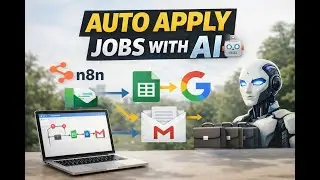 AI Job Application Automation 🔥 | Auto Apply Jobs using n8n + Google Sheets + Gemini