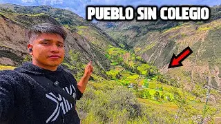 Descubrí el PEQUEÑO PUEBLO  que no tiene COLEGIO en los andes del Perú