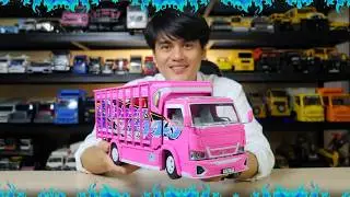 Unboxing Miniatur Truk Oleng Pink