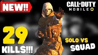 *NEW* GHOST-&ldquo;DARK VISION&rdquo; GAMEPLAY | 29 KILLS - SOLO VS SQUADS COD MOBILE | SEASON 13 BATTLE PASS!!!