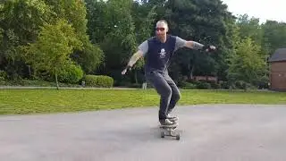 First ride on my Carver CX.4 Longboard.
