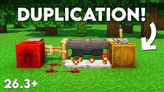 NEW EASY DUPLICATION GLITCH Minecraft Bedrock 26.1/1.21+!