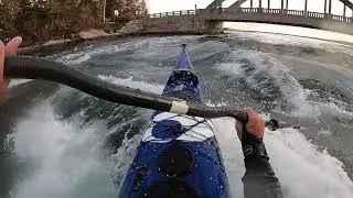 P&H Volan Kayak Surf Session Blue Hill Falls Maine Kayak