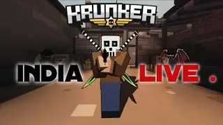 Krunker.io|| LIVE! || LETS KILL || India || HyperLegends || Skin Giveaway! ||