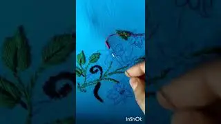 beautiful red embroidery design