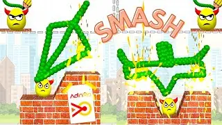 Draw To Smash level 1-12 walkthrough Logic Puzzle