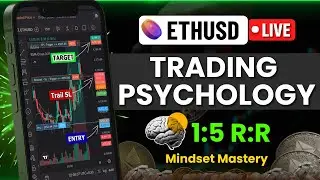 ETHUSD Live Crypto Trading & Psychology | Learn Risk/Reward 1:5 RR Concept (Hindi)