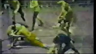 Memphis Wrestling - Wayne Ferris & Kevin Sullivan vs. Bill Dundee & The Dream Machine 4/81