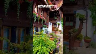 Village Beauty 🌸 #nature #travel #switzerland #adventure #alps #naturephotography #europe #calm