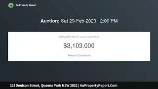 221 Denison Street, Queens Park NSW 2022 | AuPropertyReport.Com