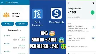Real research new earning app|full information|online tricks|2021