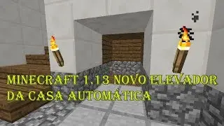 MINECRAFT 1.19.3 NOVO ELEVADOR DA casa automática